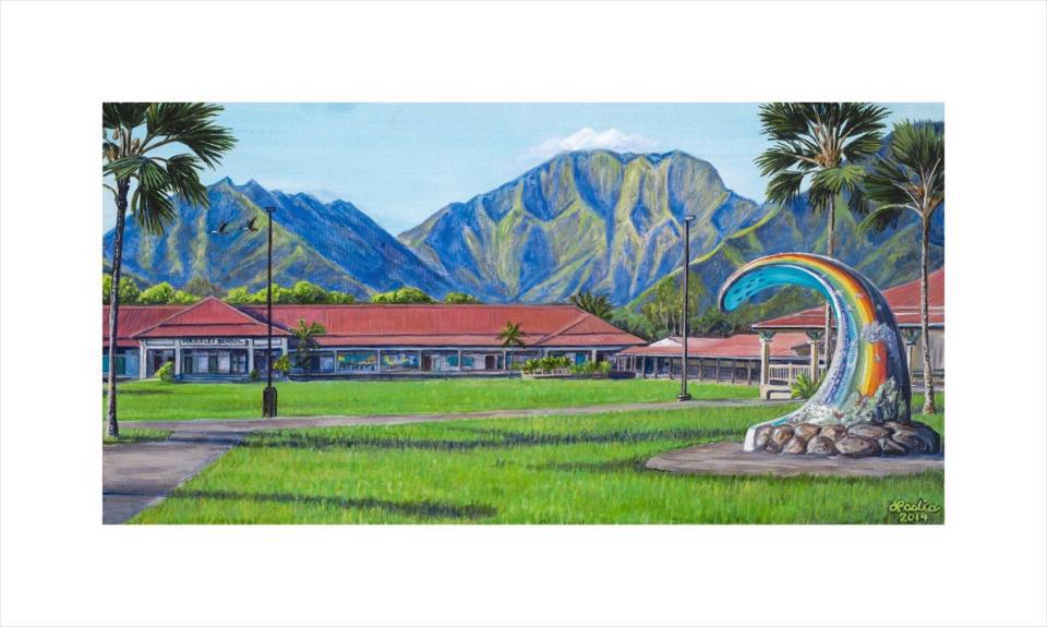 Hanalei School Painting Picture
