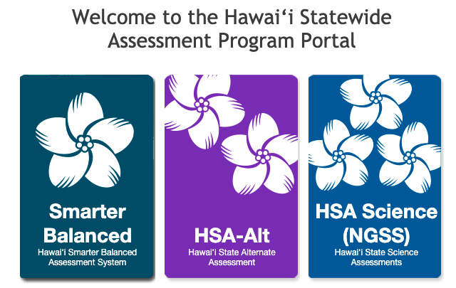 Hawaii Statewide Assessment Program Portal Picture Link